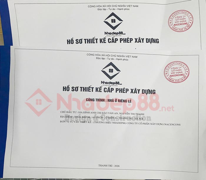 hồ sơ cấp phép xây dựng ở thanh trì