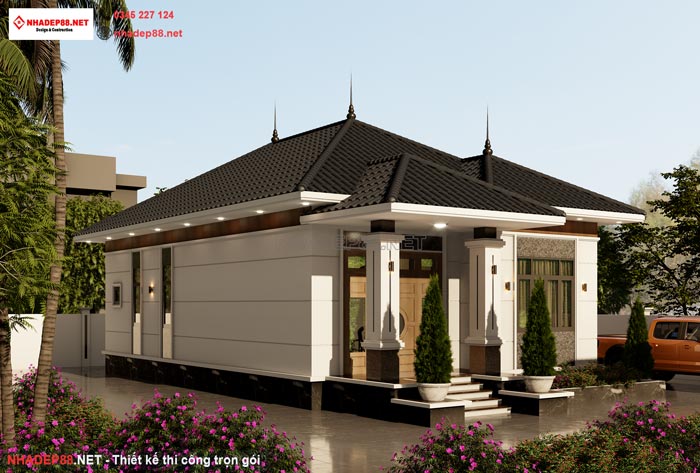 mái nhật 1 tầng nhadep88net