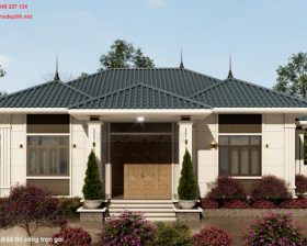 mẫu mái nhật 1 tầng