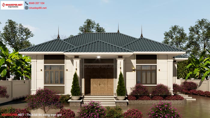 mẫu mái nhật 1 tầng