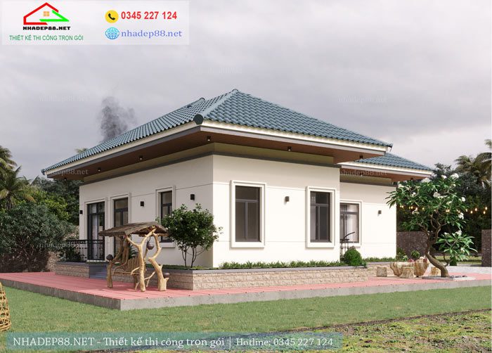 Bản vẽ nhà mái Nhật 1 tầng đẹp độc đáo chi phí rẻ | MH01891 | MAXHOME - HỆ  THỐNG THIẾT KẾ THI CÔNG TRỌN GÓI HÀNG ĐẦU VIỆT NAM
