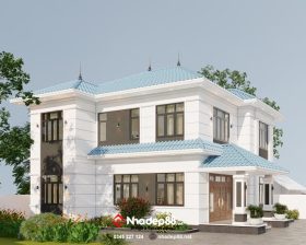 thiết kế mái nhật 2 tầng nhadep88-04