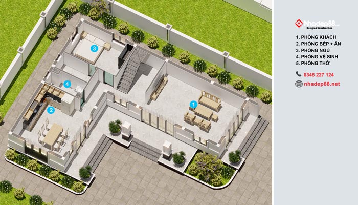 thiết kế mái nhật 2 tầng nhadep88-05