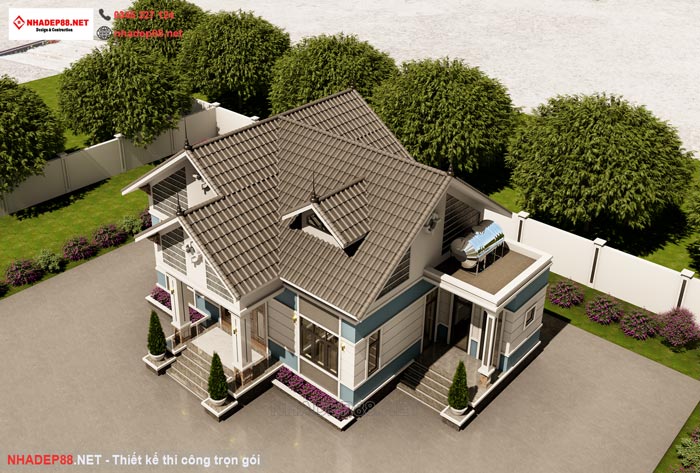 mái thái 1 tầng nhadep88net