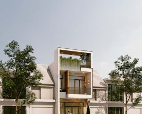 thiết kế nhà phố 2 tầng nhadep88.net