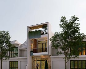 thiết kế nhà phố 2 tầng nhadep88.net